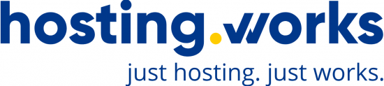 Официальное лого hosting·works hosting·works