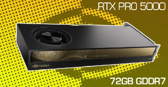 Nvidia тихо добавила памяти: RTX Pro 5000 Blackwell получила 72 Гбайт GDDR7